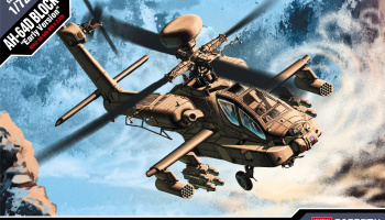 Model Kit vrtulník 12514 - U.S. ARMY AH-64D (1:72)