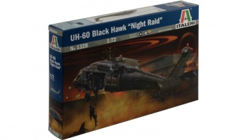 Model Kit vrtulník 1328 - UH-60/MH-60 BLACK HAWK "NIGHT RAID" (1:72) - Italeri