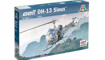 Model Kit vrtulník OH-13 Sioux Corean War (1:48) - Italeri