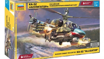 Model Kit vrtulník 4830 - Ka-52 (1:48) - Zvezda