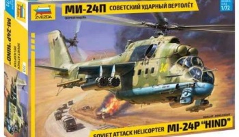 Model Kit vrtulník 7315 - MIL-24P "HIND" (1:72) - Zvezda