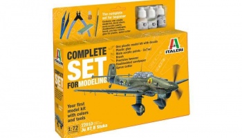 Model Set letadlo - Junker Ju-87B Stuka (1:72) - Italeri