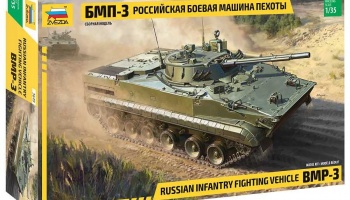 BMP-3 Russian infantry fighting vehicle (1:35) Model kit military 3649 - Zvezda