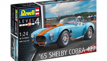 ModelSet auto 67708 - 65 Shelby Cobra 427 (1:24) - Revell