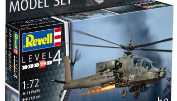 ModelSet vrtulník 63824 - AH-64A Apache (1:72) - Revell