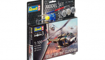 ModelSet vrtulník 64983 - Bell UH-1H Gunship (1:100)