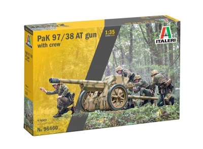 Mode Kit figurky 96460 - Pak 97/38 AT Gun with Crew (1:35) - Italeri