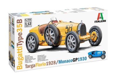 Model Kit auto 4716 - Bugatti T35B Targa F./GP Monaco (1:12) - Italeri