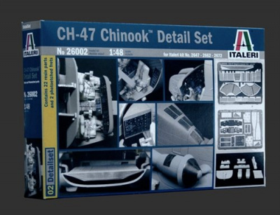 Model Kit doplňky 26002 - CH-47 CHINOOK SUPER DETAIL SET 1/48 (1:48)