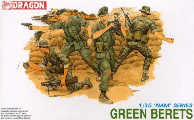 Model Kit figurky 3309 - GREEN BERETS (1:35) - Dragon
