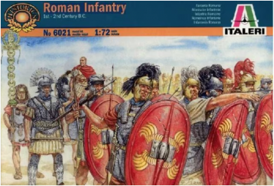 Model Kit figurky 6021 - ROMAN INFANTRY (I-II CENTURY B.C.) (1:72) - Italeri