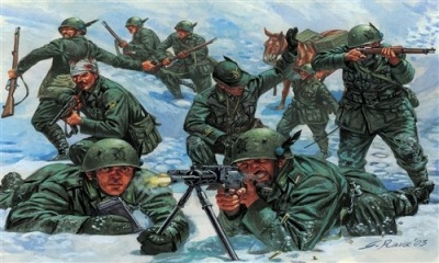 Model Kit figurky 6059 - WWII - ITALIAN "ALPINI" (1:72) - Italeri