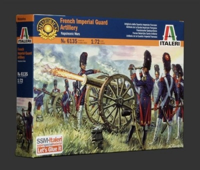 Model Kit figurky 6135 - FRENCH IMPERIAL GUARD ARTILLERY (NAP. WARS) (1:72) - Italeri