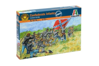 Model Kit figurky 6178 - CONFEDERATE INFANTRY (AMERICAN CIVIL WAR) (1:72) - Italeri