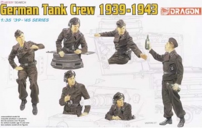 Model Kit figurky 6375 - GERMAN TANK CREW 1939-1943 (1:35) - Dragon