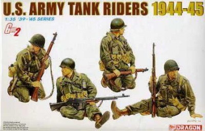 Model Kit figurky 6378 - US ARMY TANK RIDERS 1944-45 (1:35) - Dragon