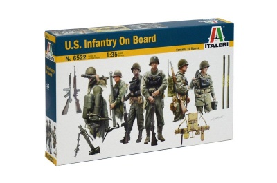 Model Kit figurky 6522 - U.S. INFANTRY ON BOARD (1:35)