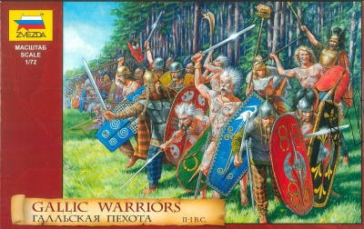 Model Kit figurky 8012 - Gallic Warriors (1:72) - Zvezda