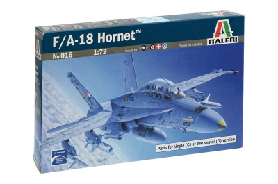 Model Kit letadlo 0016 - F/A-18C/D WILD WEASEL (1:72) - Italeri