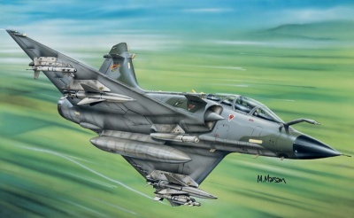 Model Kit letadlo 0023 - MIRAGE 2000 D (1:72)