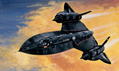 Model Kit letadlo 0145 - SR-71 BLACKBIRD with DRONE (1:72) - Italeri