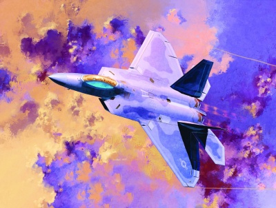 Model Kit letadlo 12423 - F-22A AIR DOMINANCE FIGHTER (1:72)