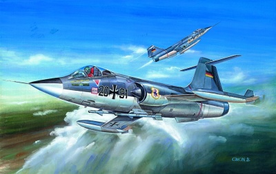 Model Kit letadlo 12443 - F-104G (1:72) - Academy