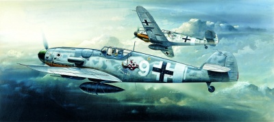 Model Kit letadlo 12467 - MESSERSCHMITT BF109G-6 (1:72) - Academy