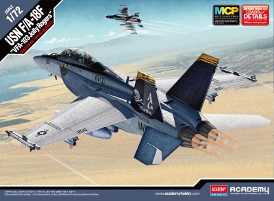 Model Kit letadlo 12535 - USN F/A-18F "VFA-103 Jolly Rogers" MCP (1:72)