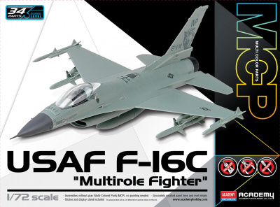 Model Kit letadlo 12541 - USAF F-16C "Multirole Fighter" MCP (1:72)