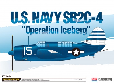 Model Kit letadlo 12545 - U.S.Navy SB2C-4 "Operation Iceberg" LE: (1:72) - Academy