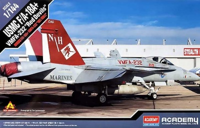 Model Kit letadlo 12627 - USMC F/A-18A+ VMFA-232 "Red Devils" (1:144)