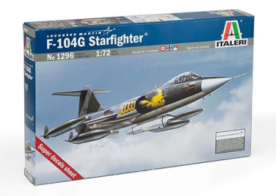 Model Kit letadlo 1296 - F-104 G "Starfighter" (1:72) - Italeri