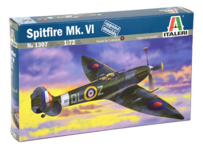 Model Kit letadlo 1307 - SPITFIRE Mk.VI (1:72) - Italeri
