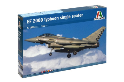 Model Kit letadlo 1355 - EF-2000 TYPHOON Single Seater (1:72) - Italeri