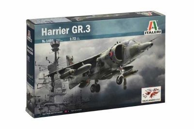 Model Kit letadlo 1401 - HARRIER GR.3 (1:72) - Italeri