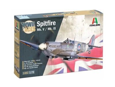 Model Kit letadlo 1482 - Spitfire Mk.V / Mk.IX Aces (1:72)