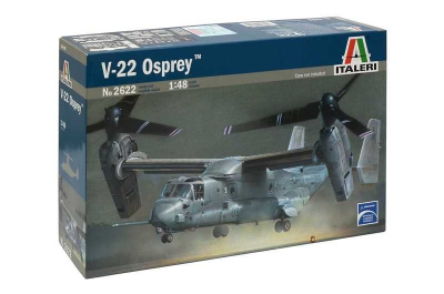 Model Kit letadlo 2622 - V-22 OSPREY (1:48) - Italeri