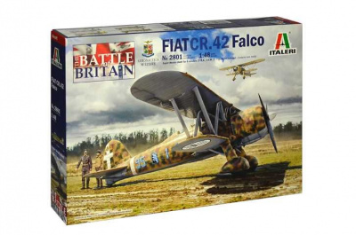 Model Kit letadlo 2801 - FIAT CR.42 Falco (1:48) - Italeri