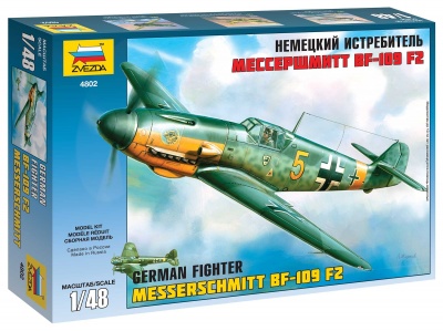Model Kit letadlo 4802 - Bf-109 F2 (1:48)