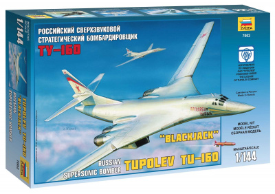 Model Kit letadlo 7002 - Tupolev TU-160 Russian Strategic Bomber (1:144)