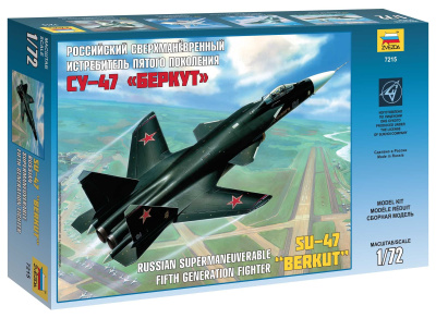 Model Kit letadlo 7215 - Sukhoi SU-47 Berkut (1:72) - Zvezda