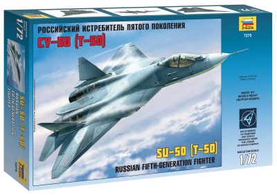 Model Kit letadlo 7275 - Sukhoi T-50 Russian Stealth Fighter (1:72)