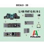 Model Kit letadlo 92645 - G.91 R1/R3 "Gina" (1:48) - Italeri
