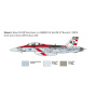 Model Kit letadlo - F/A-18F Hornet U.S. Navy Special Colors (1:48) - Italeri