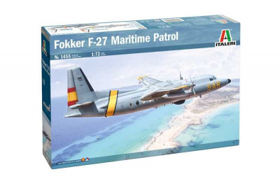 Model Kit letadlo - Fokker F-27 SAR (1:72) - Italeri
