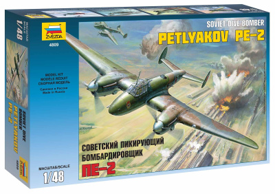 Model Kit letadlo - Petlyakov Pe-2 (1:48) - Zvezda
