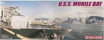 Model Kit loď 1013 - USS MOBILE BAY (1:350)