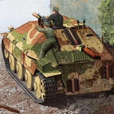 Model Kit military 13230 - Jagdpanzer 38(t) HETZER "LATE VERSION" (1:35) - Academy