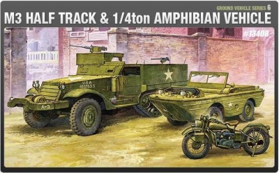 Model Kit military 13408 - M3 U.S HALF TRACK (1:72)